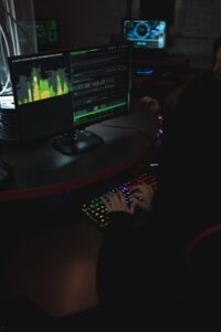 Person Using a Computer